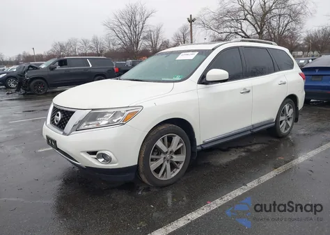 2016 Nissan Pathfinder Platinum из США, поврежденный, VIN 5N1AR2MM3GC643904